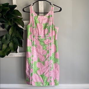 Lilly Pulitzer Fryer Dress Limeade Cheat Ya Size 2
